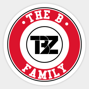 The Boyz the B family logo emblem Sticker